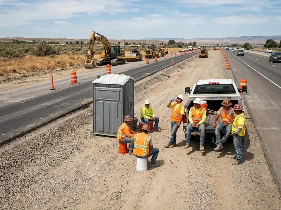 highway-road-construction-crew-007 — frequently asked questions, Porta Potty and Restroom Rentals in Wahpeton, ND
